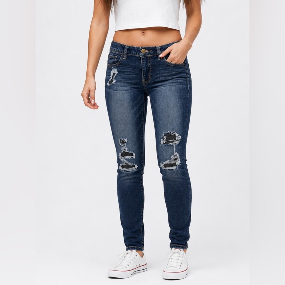 American Eagle Jegging Jeans Size 6 Regular Distressed Skinny